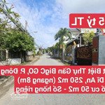 đất biệt thự gần bigc go mặt tiền đào duy từ, p. đông hòa, tp. dĩ an