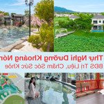 sốc! chỉ 6 tỷ, sở hữu ngay biệt thự khoáng nóng view hồ sen đẳng cấp, cách hà nội chỉ 60 phút