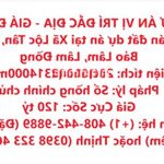 đất dự án vị trí đắc địa - giá đầu tư - cần bán đất dự án tại xã lộc tân, huyện bảo lâm, lâm đồng