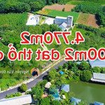 đất nghỉ dưỡng xã láng dài -đất đỏ, 4770m2, có 300 thổ cư, 137m mt đường nhựa , view đẹp giá 10 ty