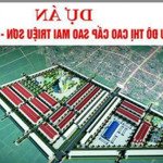 bán đất nền đẹp tại kđt sao mai xuân thịnh, giá siêu hời 1,5 tỷ vnd, 150m2