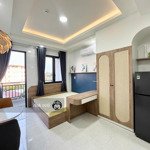 cho thuê cc mini mới xây 100% studio 32m2 ban công, full nt, máy giặt riêng gần emart, đh văn lang