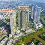 bán căn hộ studio view sông hồng , tầng đẹp - chung cư sol forest ecopark - giá chỉ 1 tỷ 710