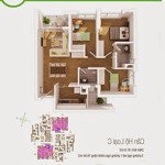 bán căn hộ 83m2, 2 ngủ 2 vệ sinh - chung cư rừng cọ ecopark - giá 3 tỷ bao sổ