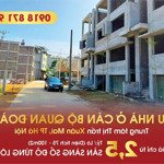 bán quỹ ngoại giao nhà ở liền kề cán bộ quân đoàn 1 thị trấn xuân mai diện tích 75m2