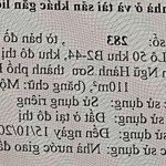 bán đất nam hòa xuân đường hói kiểng 12 b2.44 lô 50 giá 3,57 tỷ. lh: 0932.558.159