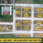 bán đất đấu giá bạch đa - mê linh - hà nội, dt:121m2. đối diện kđt kim hoa