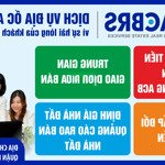 công ty dịch vụ địa ốc acb (acbrs) chuyên cung cấp các dịch vụ nhà đất