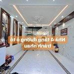 nhà mặt ngõ thông ô tô tránh nhau, 4 tầng, 48,8m2, 4 tỷ990