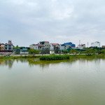 view hồ, phố cự khối, long biên, dt 135 m, mt 7.2 m, giá 16 tỷ 2, lô góc, phân lô, vỉa hè, c. viên