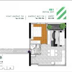 duy nhất căn 1pn 50m2 bán lỗ so với giá hđ tháp aster, tầng 19, view nội khu hồ bơi resort ,