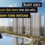 cho thuê căn 2n2w tòa masteri nội thất đẹp giá tốt, miễn phí dịch vụ. lh: o399.981.703