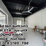 cho thuê mặt bằng dịch vụ "ăn - uống - mini mart"