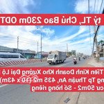 mặt tiền kinh doanh kho xưởng showroom đại lộ bình dương, p. thuận giao tp. thuận an