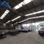 cho thuê nhà xưởng sản xuất gần 3000m2 mặt tiền đường chính phước tân