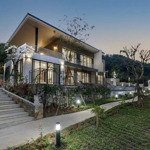 chuyển nhượng khuôn viên villa sẵn vận hành diện tích 1800m2 thổ cư 400m2 vị trí vân hòa, ba vì, hn