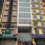 cho thuê nhà phố giải phóng - thanh xuân, 80m2 x 8 tầng, mt: 8m, thông sàn, thang máy, pccc, đh, nl