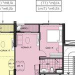 chính chủ gửi bán căn hộ 1n toà zr3. tầng trung. layout đẹp.