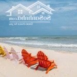 bán đất mặt tiền lý thái tổ, xã tân tiến, thị xã lagi đối diện chuỗi resort biển, hướng đông nam.