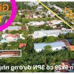 bán lô đất xã phạm văn cội, củ chi. dt 142m2, hai mặt tiền trước sau. mặt tiền đường nhựa