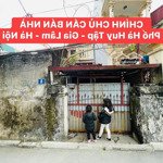 chính chủ - cần bán nhà phố hà huy tập