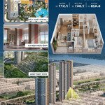 tầng 20 căn góc 2pn+1 2vs masteri vinhomes cổ loa đông nam, đông bắc view biệt thự view sông,