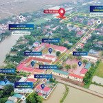 chính thức nhận cọc quỹ đất 02 mặt tiền: 1 mặt view trục chính, 1 mặt view sông gần vành