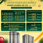 urban green giỏ hàng cđt t12/2024, ck giảm tới 14%, tặng 200-550tr, tặng pql 2 năm, 30% nhận nhà