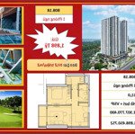 tin đăng bán căn hộ the emerald golf view - 1pn 52m2 full nội thất - view hồ bơi đẹp-1,890 tỷ/căn