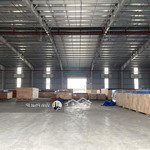 cho thuê kho, nhà xưởng 5000 - 10000m2 tại ân thi, có pccc tự động, giá 75 nghìn / m2, độc lập.