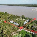 3.000m2 mặt tiền sông mêkong ven tphcm cách chỉ 70km sẵn thổ cư giá 1tỷ950