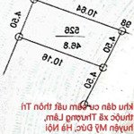 bán đất thượng lâm, mỹ đức, hà nội