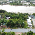 bán miếng đất - hiệp phước nhà bè dt: 1015m2 view sông lớn.