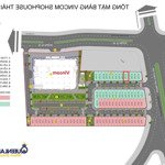 bán shophouse đẹp xuất sắc 75m2 tại vincom shophouse thái hòa, 3,9 tỷ