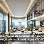 BÁN CĂN ĐẬP THÔNG GẦN 200M2 SIÊU HIẾM, NHÀ ĐẸP, SẴN SỔ, TẦNG TRUNG, VIEW THOÁNG, CÓ SLOT Ô TÔ