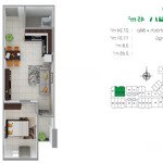 cư 8x đầm sen cần bán gấp, 1 phòng ngủ, 45m2 quận tân phú