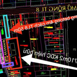 bán đất lớn tại củ chi ngay tỉnh lộ 8, đất đẹp sẵn thổ cư 382m2, 2 lối ra vào.