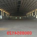 Cho thuê kho xưởng 3000m2 giá 50k/1m2 ở TP Thuận An Bình Dương. LH: 0908 954 129