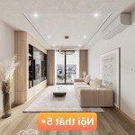 bán gấp căn hộ 2phòng ngủ, 76m2 tại bluegem tower, thanh trì đủ đồ, 5xtr/m2