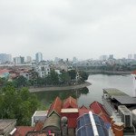 tòa nhà 10tầng, thang máy, lô góc 3mt, ngõ ô tô tránh, view hồ hoàng cầu. dòng tiền 140-150tr/1th