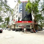 building lô góc sát đường lê văn lương - hoàng đạo thúy, 122m2, 8t thông sàn, vỉa hè kinh doanh