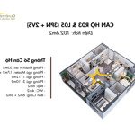 bán cc eden garden thái bình, giá cực chất 3,16 tỷ, 102,6m2, 3pn, 2wc