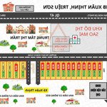 bán đất 128m2 giá 560 triệu cạnh khu đô thị sao mai triệu sơn thanh hóa