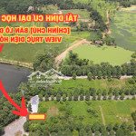 bán lô đất 75m view hồ 32ha - tái định cư đại học quốc gia hòa lạc