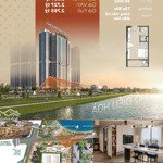 bán căn hộ studio masteri the lake side- vinhomes oceanpark1 gia lâm,ký mới cđt 2,34 tỷ