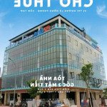 cho thuê tòa nhà, dtsd 2.000m2 trung tâm quận bình thủy, cần thơ