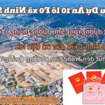 ra mắt 10 lô f0 giá chỉ từ 3xx triệu/lô - ngay trung tâm xã ninh sơn (kỳ sơn)