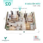 cần bán căn hộ 2pn, 76m2, hướng nam mát mẻ, view sông view biển, chiết khấu 15%.