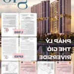 mở bán căn hộ the gió 3 mặt sông, 1,52 tỷ, 40m2, 1pn, 1wc, nội thất đầy đủ tại khu đông 0975571441