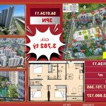 chiết khấu 25% ( cao ) căn 3pn chỉ 3,796 tỷ vinhomes grand park